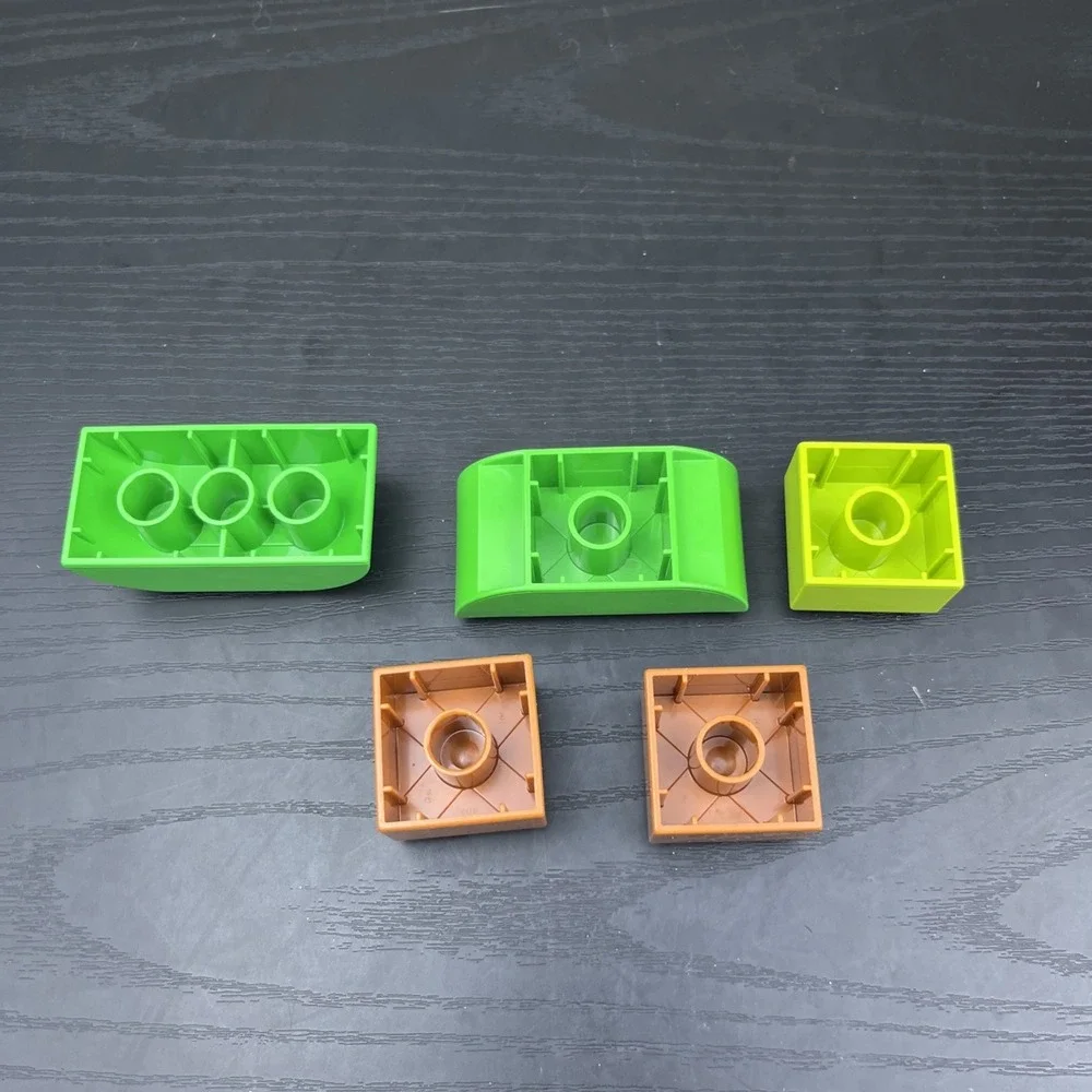 LEGO DUPLO Lot of 5 Assorted Building Pieces Random Colors & Shapes